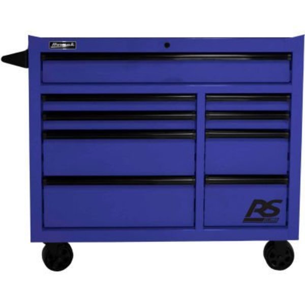 Homak Homak RS Pro Series 41"W X 24"D X 39"H 9 Drawer Blue Roller Tool Cabinet BL04004193